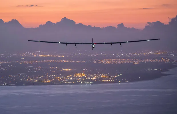 Solar Impulse flying