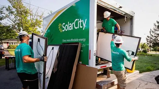 SolarCity the solar panel manufacturer company