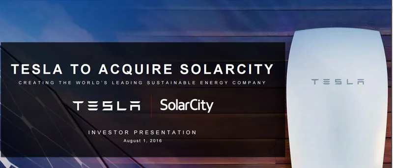Tesla wagers on renewable-energy