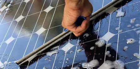 MAINTAINING AND CLEANING THE SOLAR PANELS