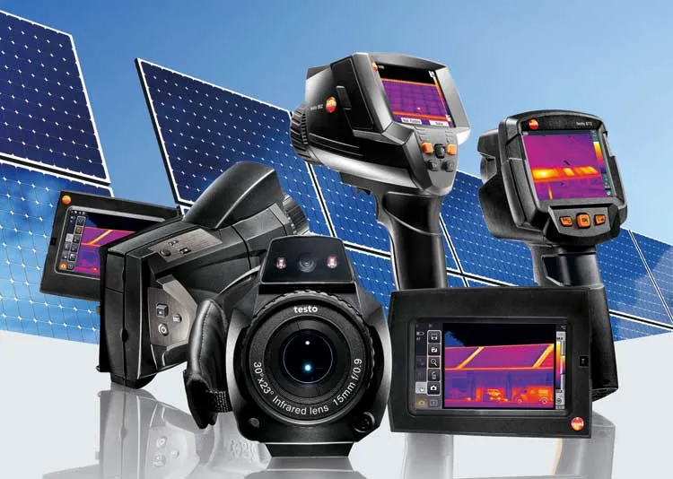 Solar Panel and Testo Thermal Imagers