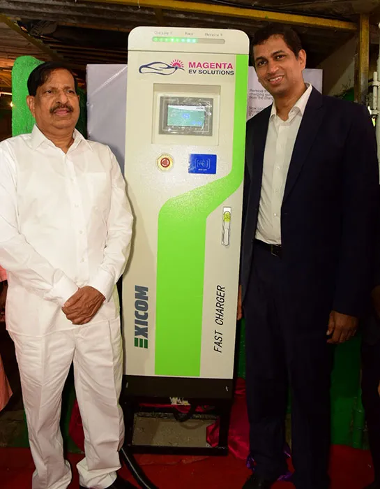 Magenta Power Solar Powered EV Charging Station