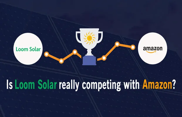Loom Solar Competing with Amazon