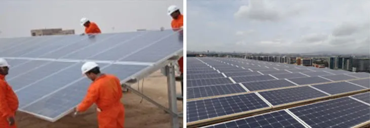 rooftop solar plant