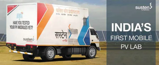Mobile PV Lab developed in India by Mahindra Susten