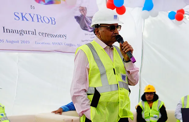 Sterlite Power has pioneered robotic technology ‘Skyrob’