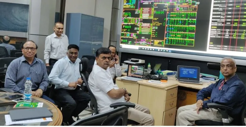 R.K Singh With team
