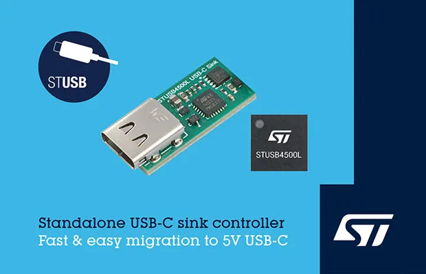 ST Brings VBUS-Powered Controller