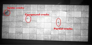Fig. Cracks on modules