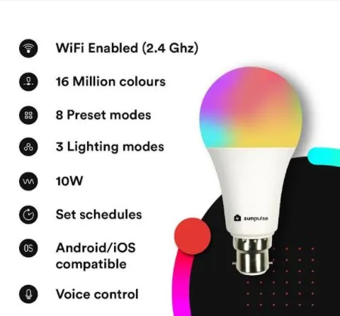The SunPulse Smart bumb