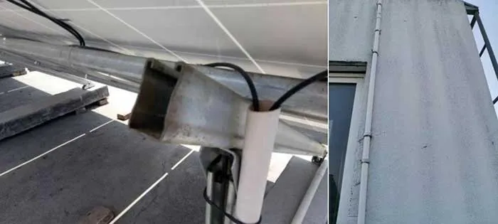 metal bracket and grounding grid metal 