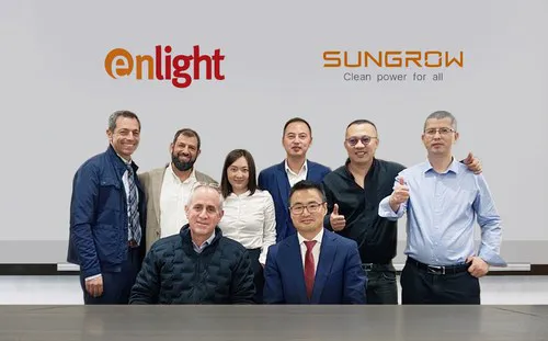 The 430 MWh Energy Storage Contract Signing between Enlight and Sungrow