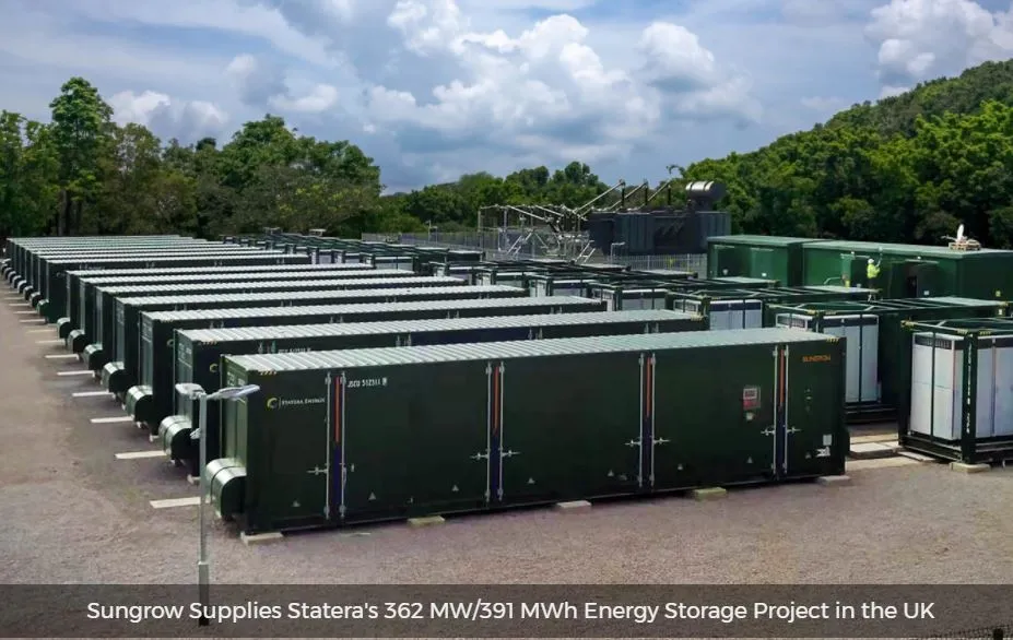 Sungrow _Statera Storage project