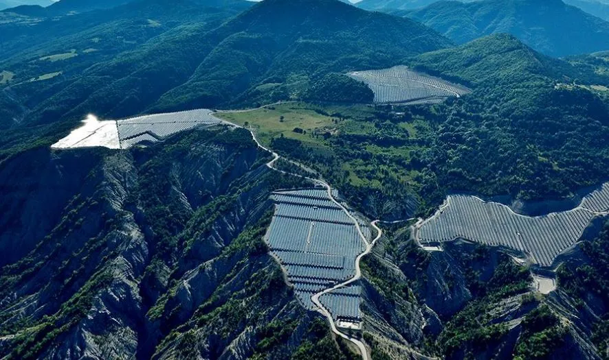 Solar plant in China