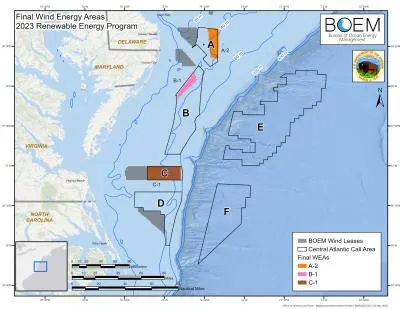 Central Atlantic Wind Energy Areas