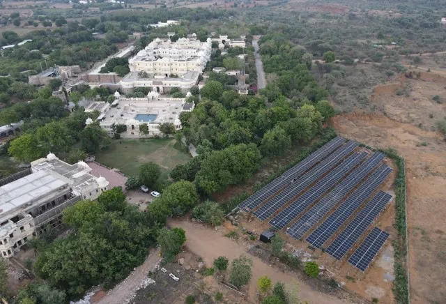 Agrivoltaic at Nahargarh palace