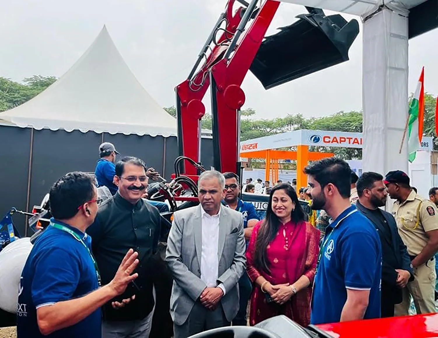 AutoNxt Automation Showcases Electric Tractor 45HP and 20HP At KRISHITHON