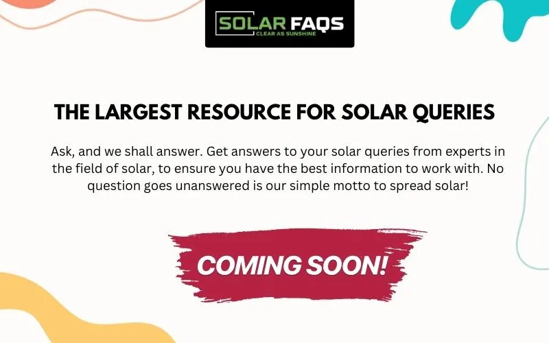 Solar Faqs