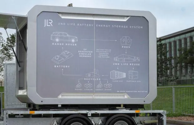 JLR has developed a new portable Battery Energy Storage System (BESS) using second-life Range Rover and Range Rover Sport PHEV batteries<br />
