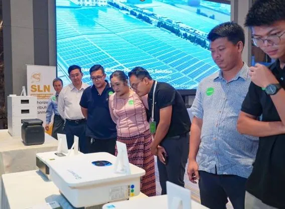 Myanmar solar meet by Growatt