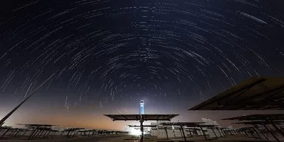 Solar Thermal Trough Unit No. 1 in Dubai Connected to the Grid