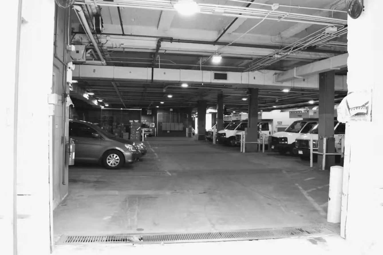The parking garage that was formerly Paradise Garage in New York. Courtesy of Reaktion