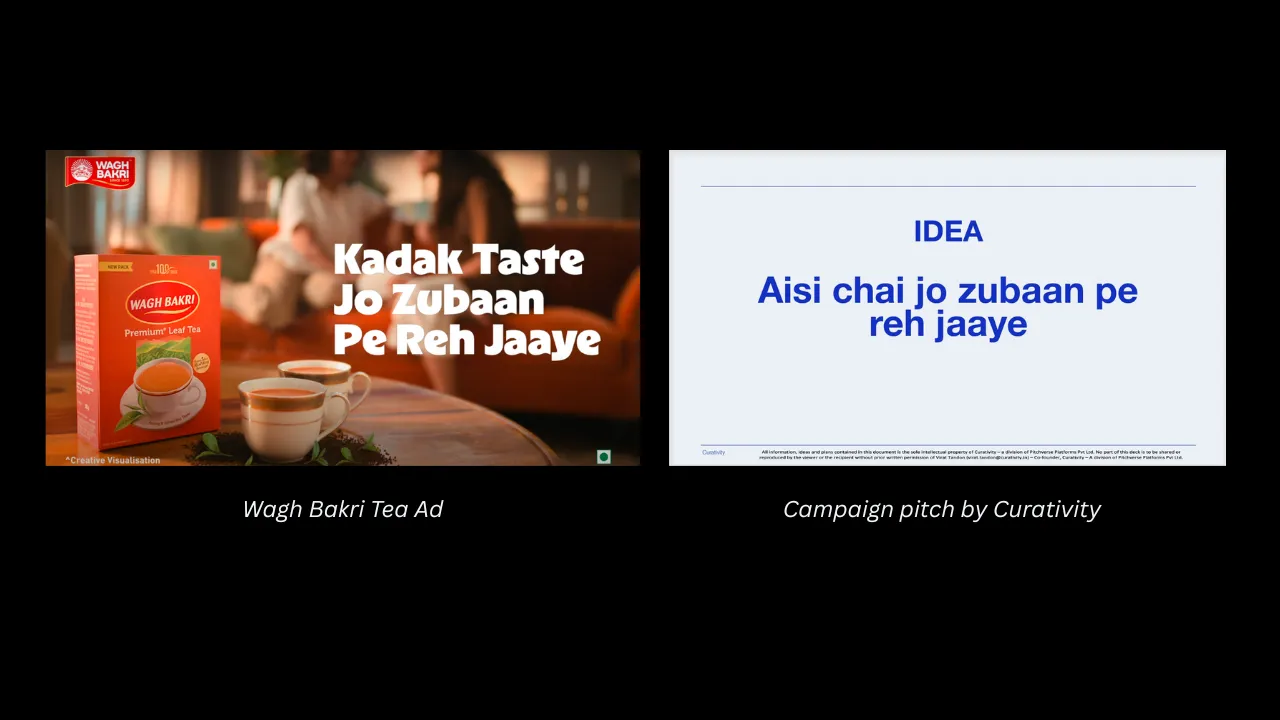 Curativity flags alleged idea theft in Wagh Bakri ad by FCB