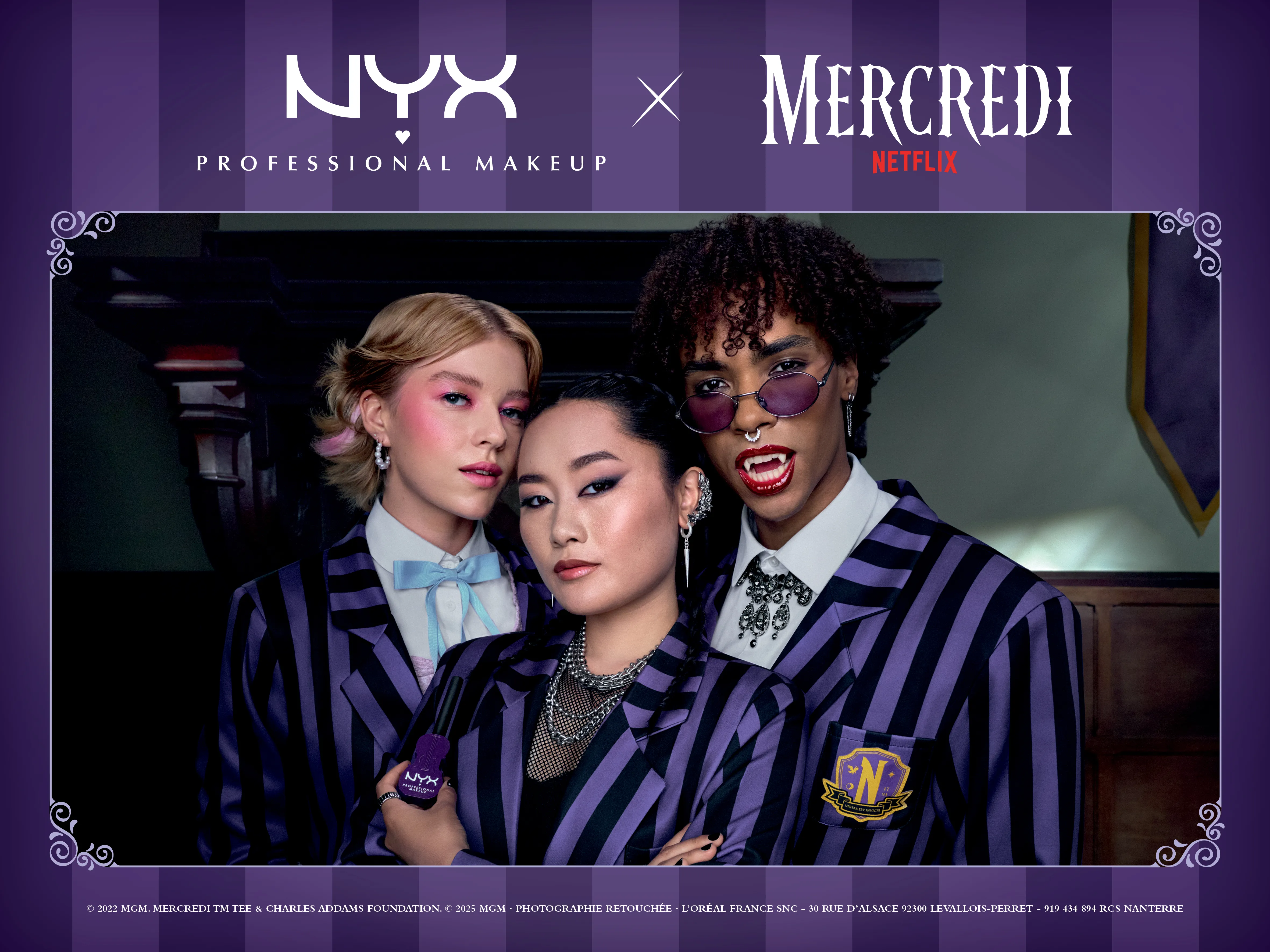 Wednesday S2 x Nyx France BP