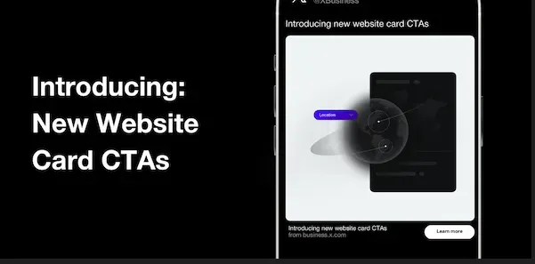X website cards