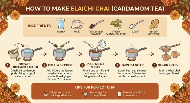 Infographic about making chai made using Nano Banana Pro