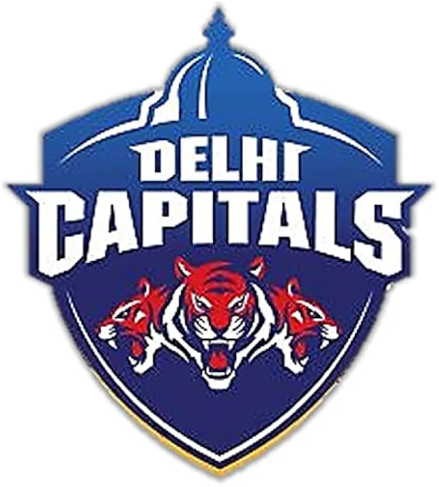 UNIq DC / Delhi Capitals IPL Team / Indian Premier League Cricket Team Logo  Stickers Colorful Waterproof Stickers Car / Bike / Luggage Sticker ...