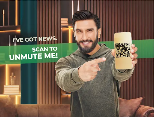 <p>Ranveer Singh in NutriChoice's AiI campaign</p>