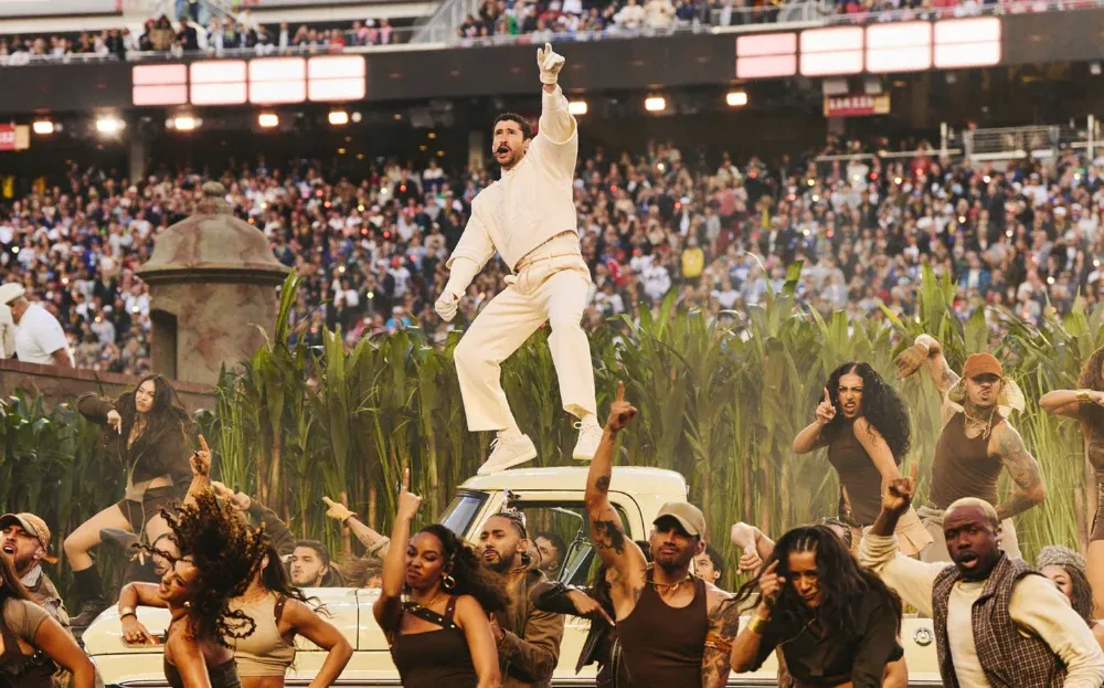 A Closer Look At Bad Bunny's Super Bowl Halftime Show Outfit - Hype Malaysia