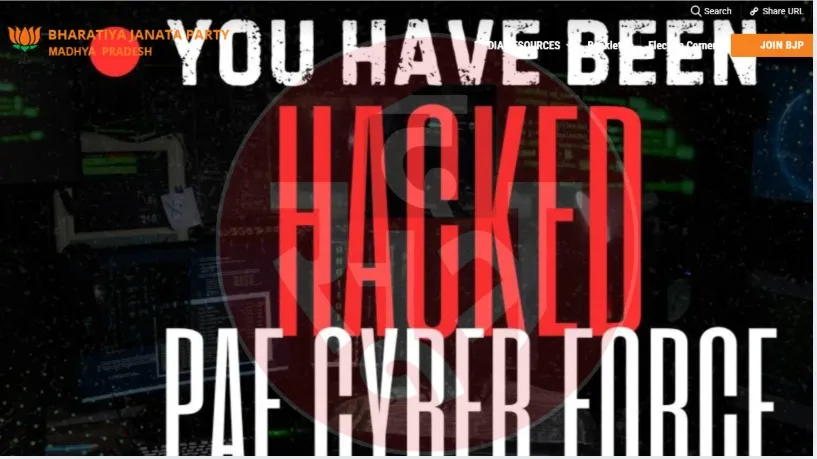 bjp mp website hack