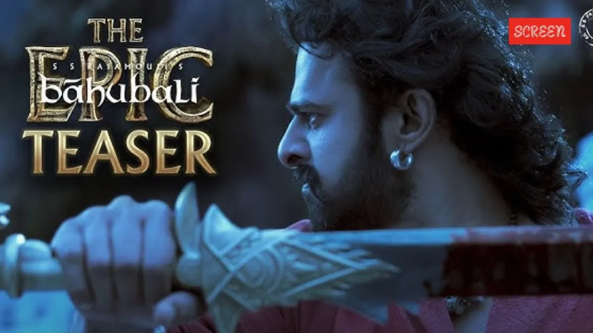 बाहुबली द एपिक' का टीजर आउट; Baahubali the Epic Teaser Out ss Rajamouli  movie Release date also announce starring prabhas rana Daggubati film South  Adda | Jansatta