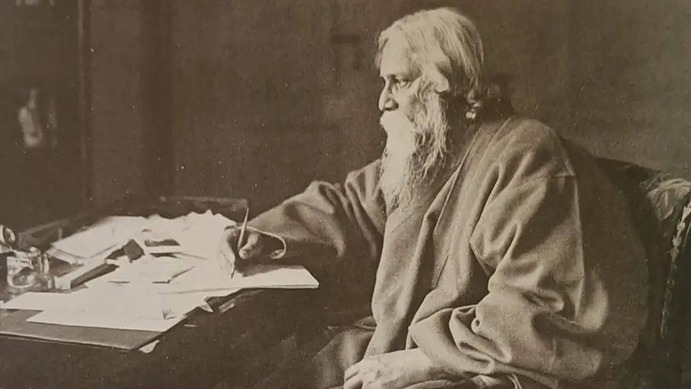 रवींद्रनाथ टैगोर ने क्या जॉर्ज पंचम के सम्मान में लिखा था 'जन गण मन...':  विवेचना - BBC News हिंदी