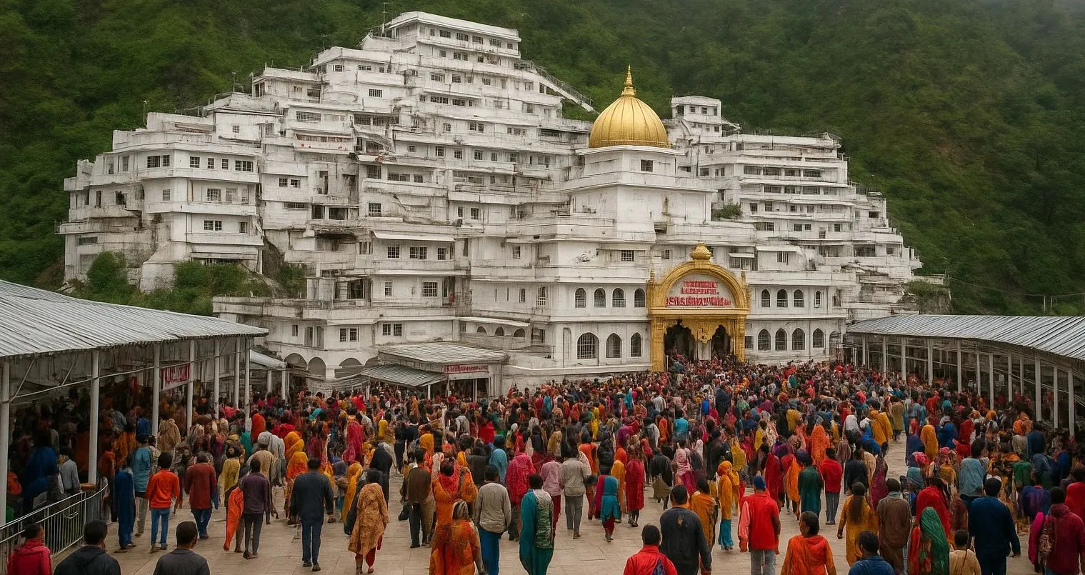 22 दिनों बाद माता वैष्णो देवी की यात्रा शुरू, जय माता दी के जयकारे के साथ  श्रद्धालुओं चले माता के दर्शन के लिए