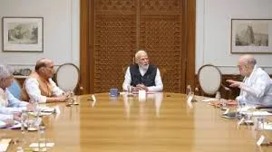 PHOTOS: सामने आई CCS मीटिंग की पहली तस्वीर, पीएम मोदी और अन्य मंत्री आए नजर  - India TV Hindi