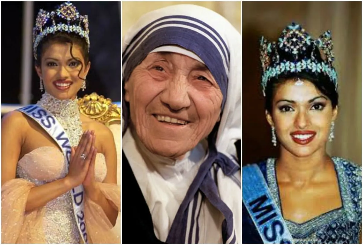 Mother Teresa Birth Anniversary Priyanka Chopra Answer On Miss World 2000  Contest Changed Her Life - Entertainment News: Amar Ujala - मदर टेरेसा से  जुड़े एक जवाब ने प्रियंका को बना दिया