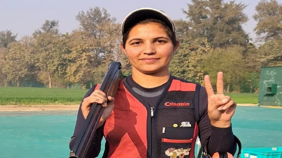 Neeru Dhanda Won Gold In The Women Category Of Trap Shooting Competition At  38th National Games - Amar Ujala Hindi News Live - National Games:किसान की  बेटी ने बंदूक से सींची पदकों