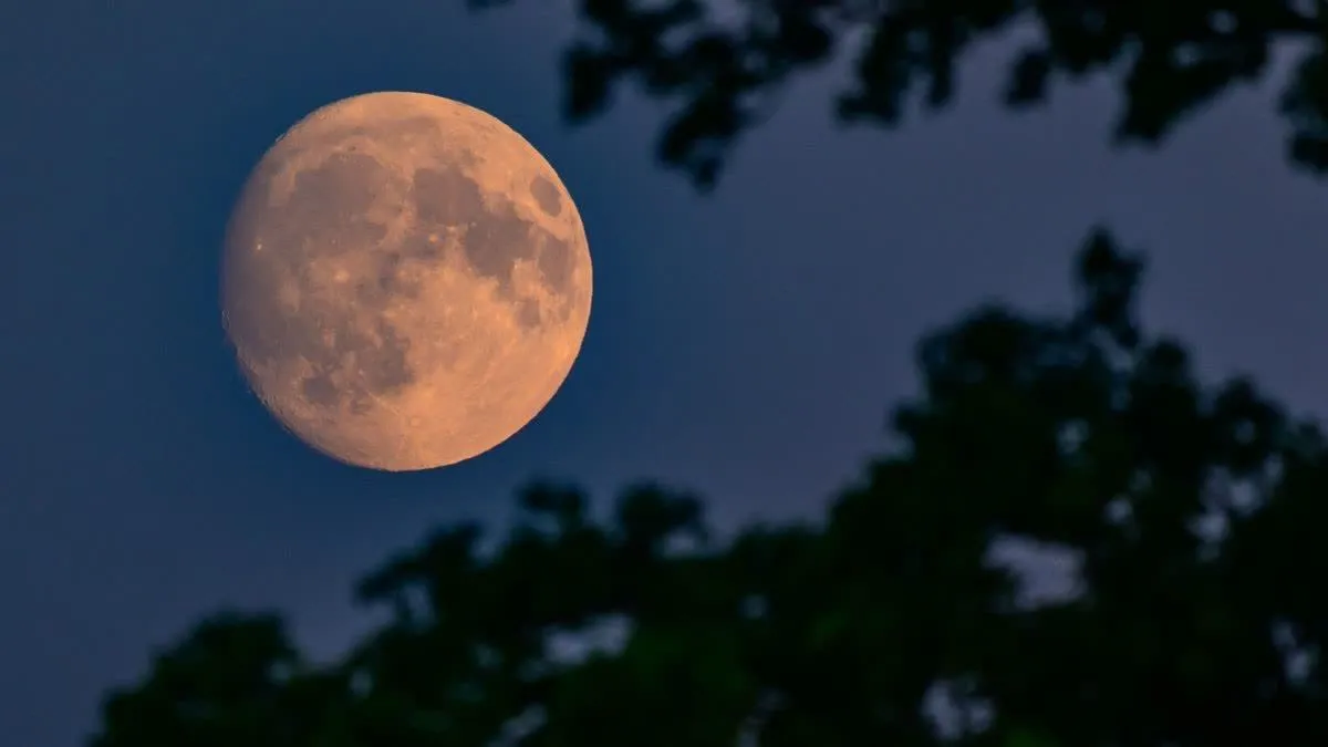 भारत में पूर्ण चंद्र ग्रहण, देशभर में दिखा सुर्ख लाल चांद, देखें ब्लड मून  की तस्वीरें