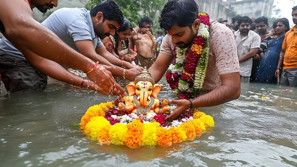 Ganpati Visarjan Vidhi 2025: बप्पा का इस खास विधि से करें विसर्जन, घर में  बनी रहेगी कृपा | how to perform ganpati visarjan | HerZindagi
