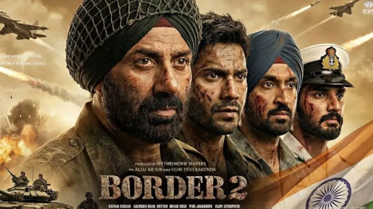 Border 2 Teaser Out: आसमान से समंदर तक और मैदान-ए-जंग तक, बॉर्डर 2 के टीजर  की उठी गूंज - border 2 teaser release sunny deol varun dhawan patriotic  film based on india