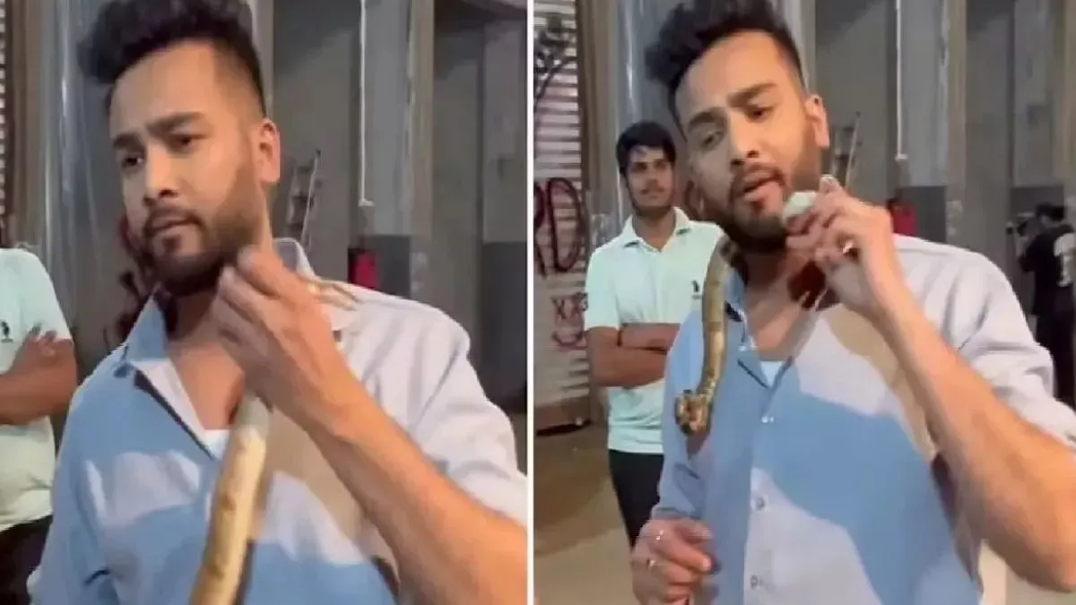 YouTuber Elvish Yadav: एल्विश यादव से जेल में पिता ने की मुलाकात, तनाव में  बीता यूट्यूबर का पहला दिन - Father met Elvish Yadav in noida jail snake  venom case update