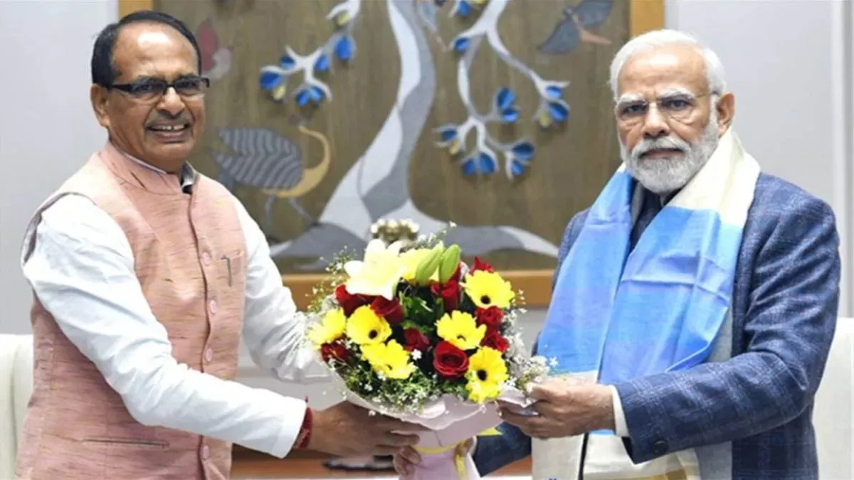 MP News: सीएम शिवराज सिंह चौहान ने पीएम मोदी से की मुलाकात, ग्लोबल  इन्वेस्टर्स समिट को लेकर की चर्चा - cm shivraj singh chouhan met pm modi in  delhi
