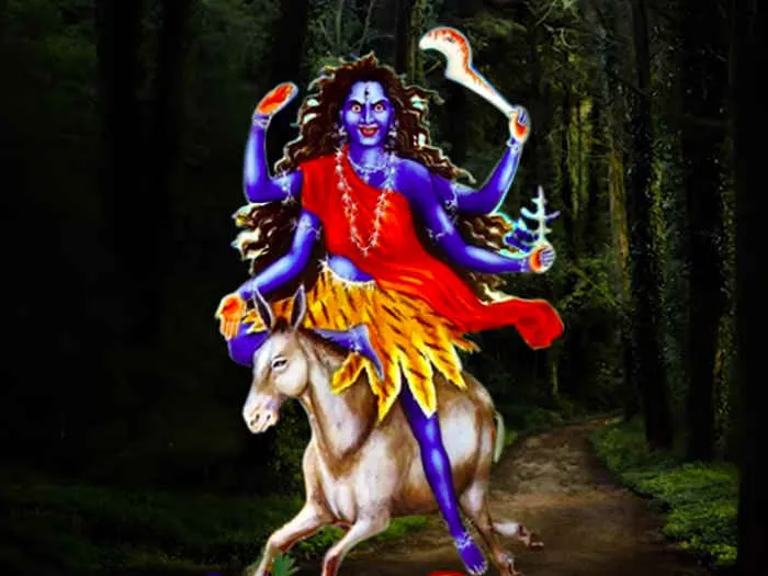 Chaitra Navratri 2022 Day 7 Maa Kalaratri Live Aarti How To Worship Maa  Kalaratri Puja Vidhi- Chaitra Navratri 2022 Day 7 Maa Kalratri Aarti-Bhog:  सातवें दिन मां कालरात्रि के पूजन से दूर