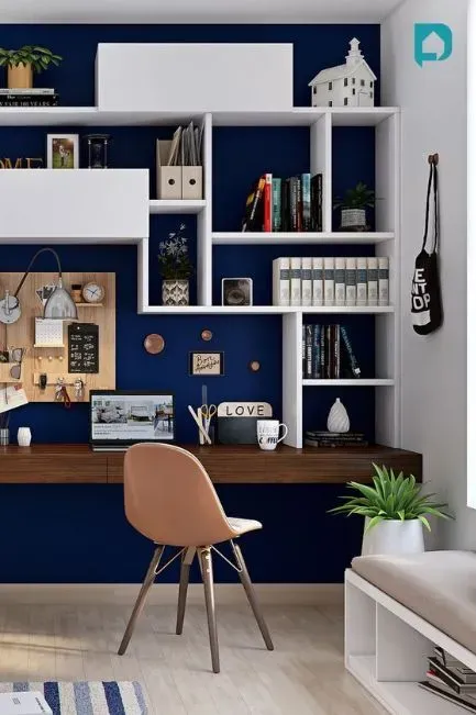 स्टडी रूम के लिए सर्वश्रेष्ठ रंग | अध्ययन कक्ष के लिए 8 जीवंत रंग संयोजन