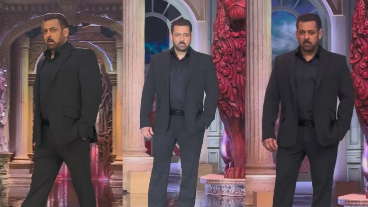 Salman Khan ने शुरू की Bigg Boss 19 की शूटिंग, सामने आई डैशिंग लुक की  तस्वीरें | Salman Khan starts shooting for Bigg Boss 19 see actor dashing  look pictures