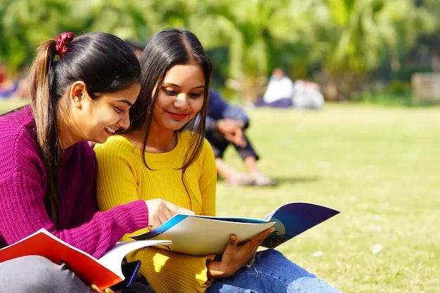 Indian students with books - Stock Image - Everypixel