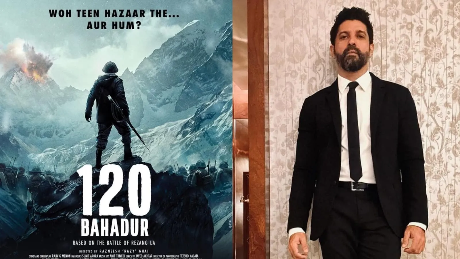120 Bahadur: '120 बहादुर' के साथ धमाकेदार वापसी करने जा रहे हैं फरहान, इस  दिन रिलीज हो रही है फिल्म | Moneycontrol Hindi
